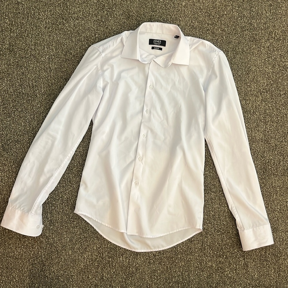 White button down